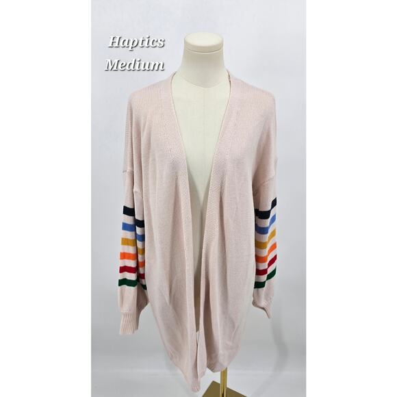 Haptics by Holly Harper Striped Open Front Cardigan - Picture 1 of 6